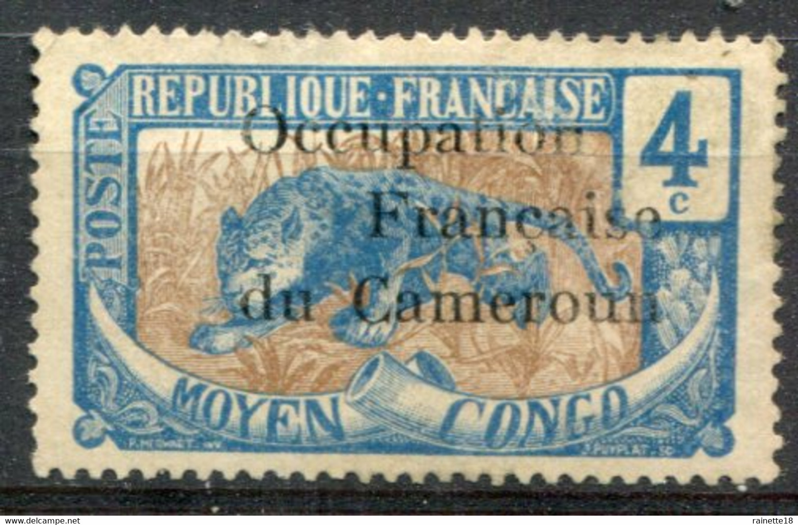 Cameroun       54 Neuf Sans Gomme, Infime Petit Clair, Occupation Française Au Cameroun - Unused Stamps