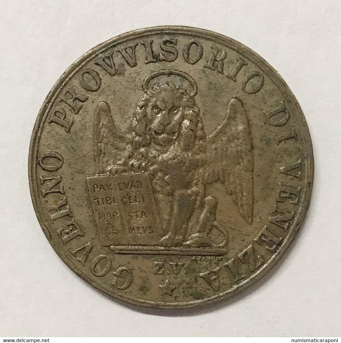 Italy ITALIA Govern Provvisorio Di Venezia 5 Centesimi 1849 E.362 - Lombardie-Vénétie