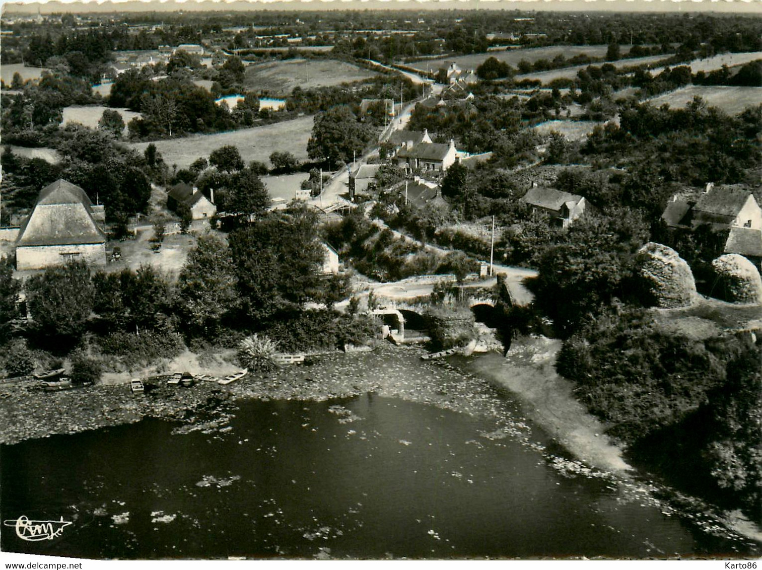 Moisdon La Rivière * Vue Générale Aérienne Sur L'étang De La Forge - Moisdon La Riviere