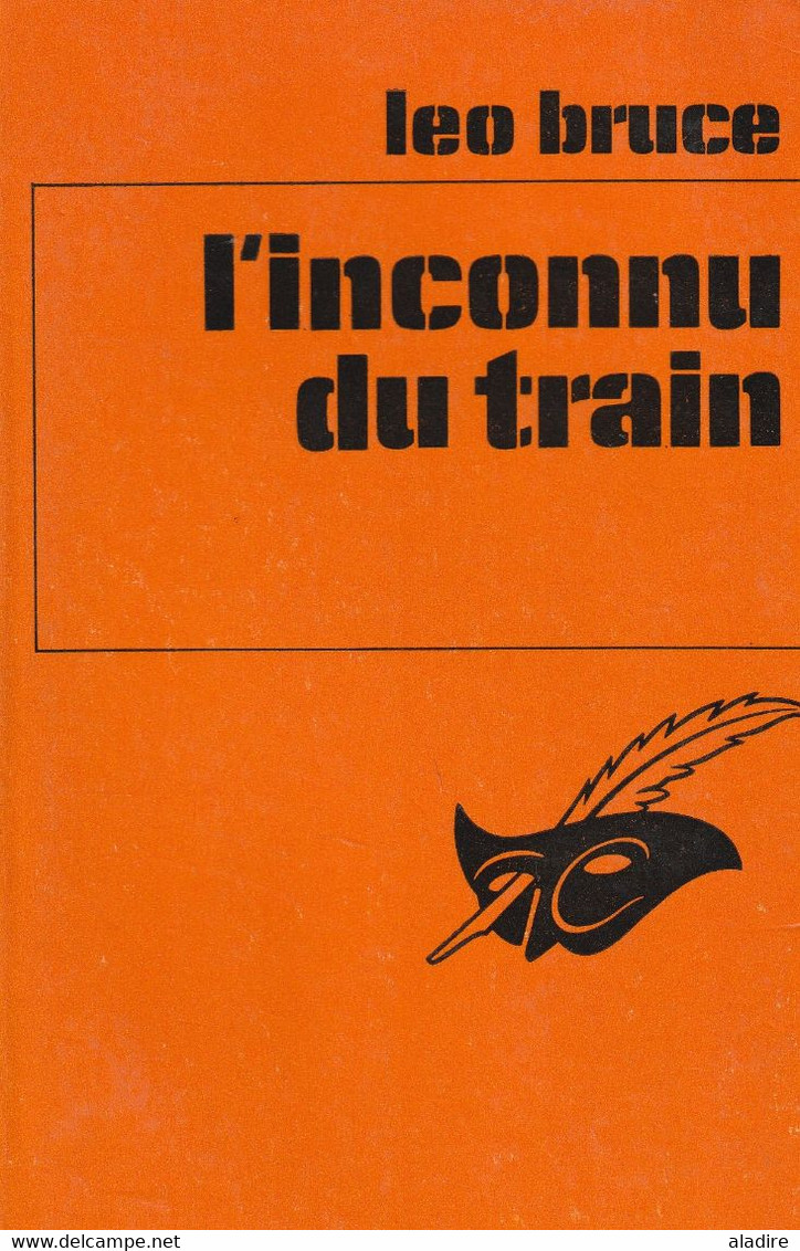 LEO BRUCE  - Grande Bretagne - L'inconnu Du Train - Editions Le Masque N° 1054 - 189 Pages - 1969 - Le Masque