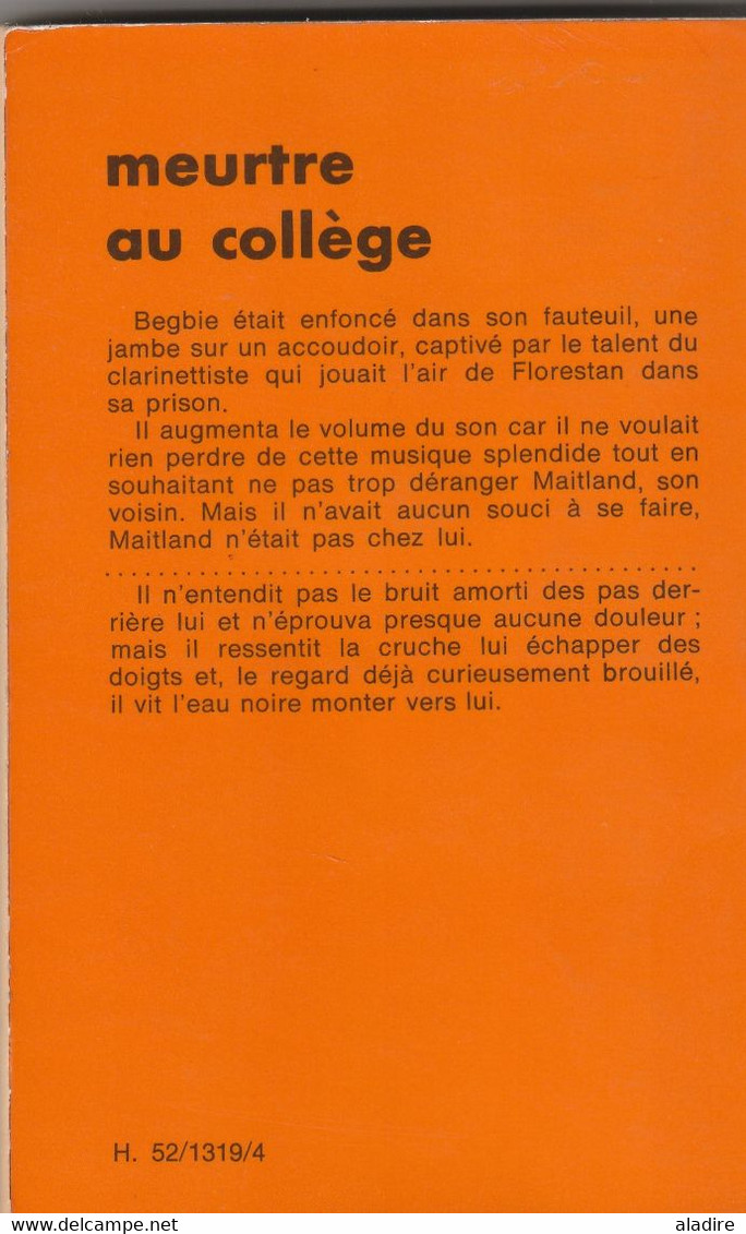 COLIN HOWARD - Grande Bretagne - Meurtre Au Collège - Editions Le Masque N° 1319 - 187 Pages - 1974 - Le Masque