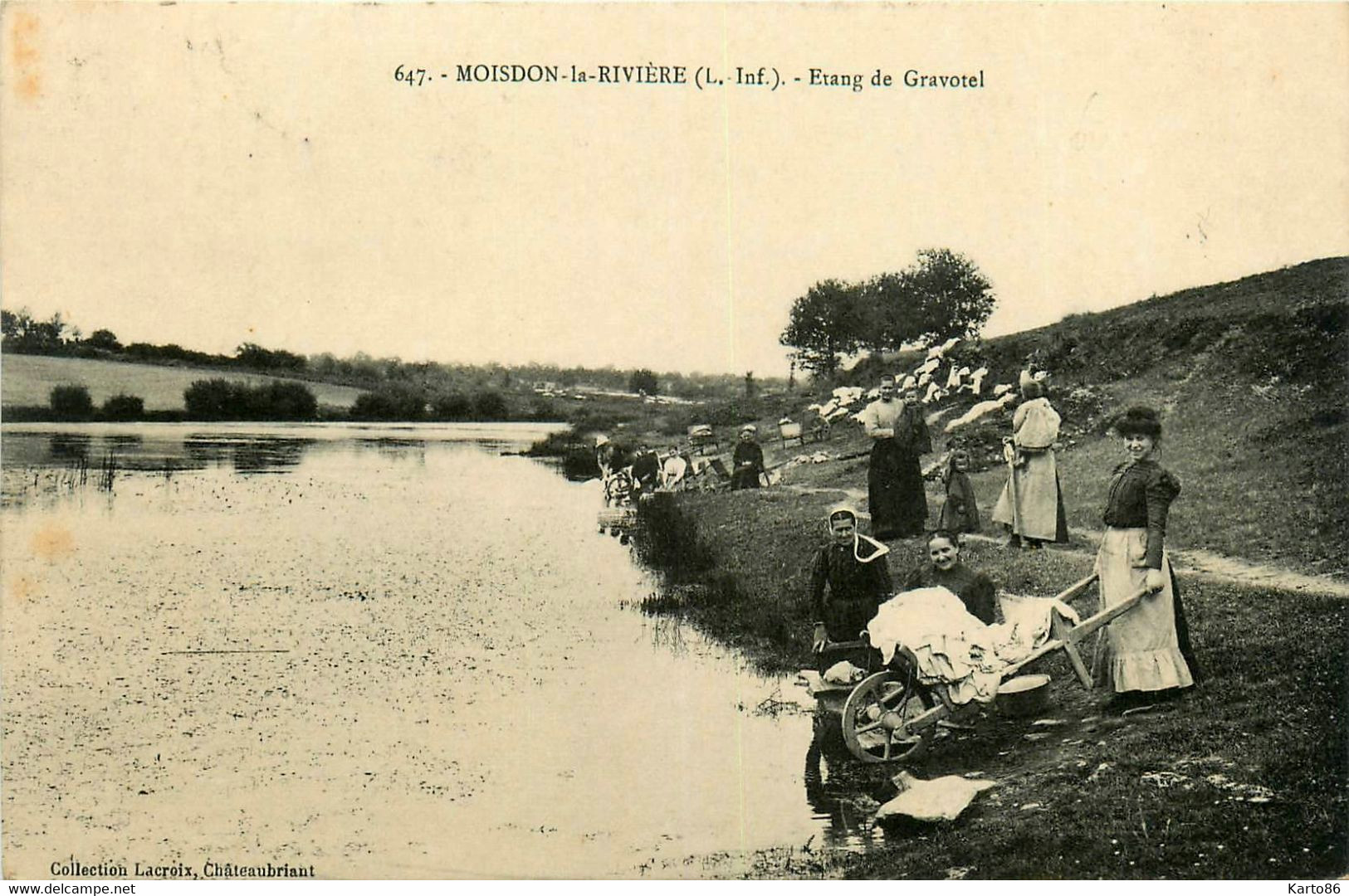 Moisdon La Rivière * étang De Gravotel * Lavoir Laveuses Lavandières - Moisdon La Riviere