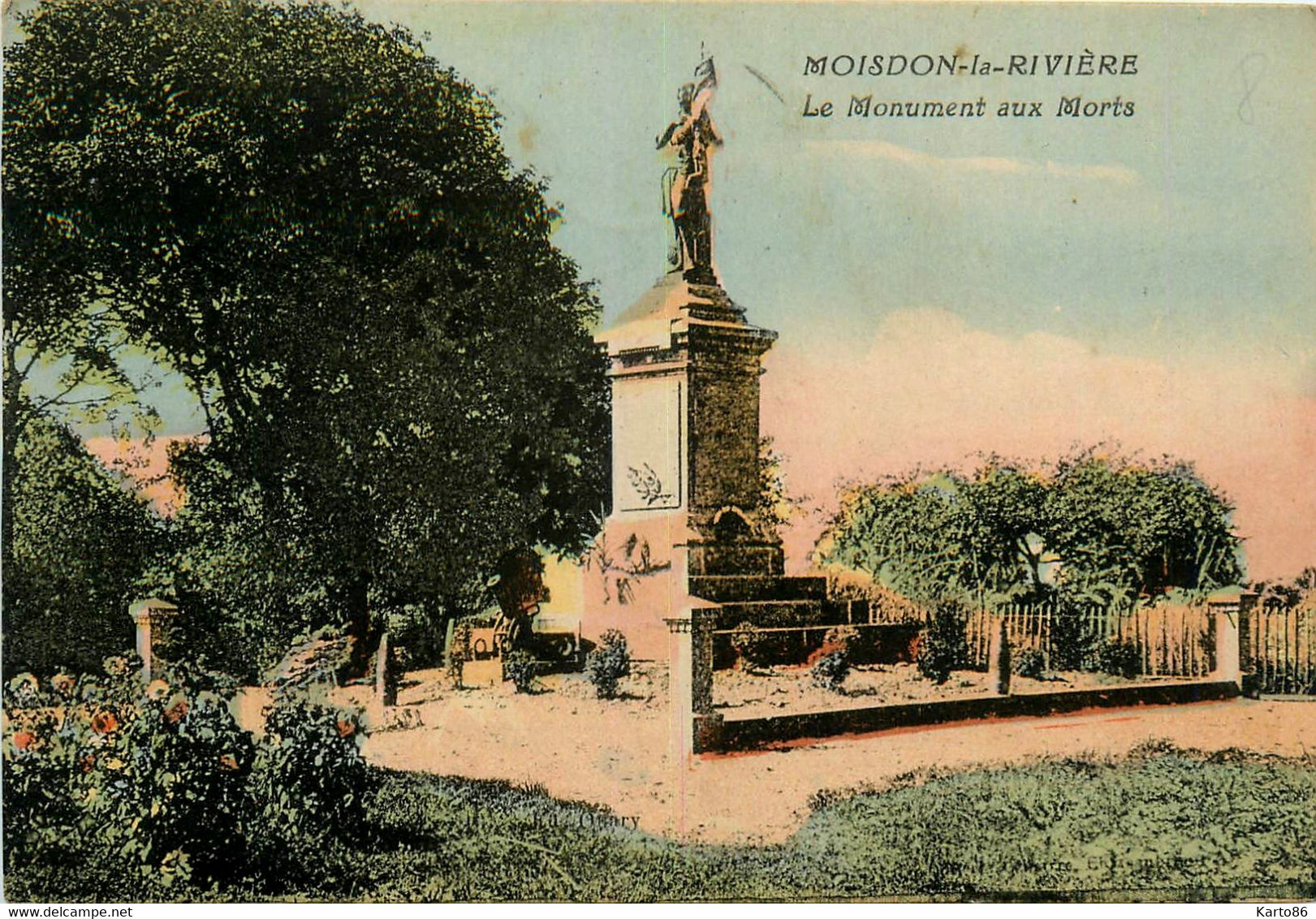Moisdon La Rivière * Vue Sur Le Monument Aux Morts - Moisdon La Riviere