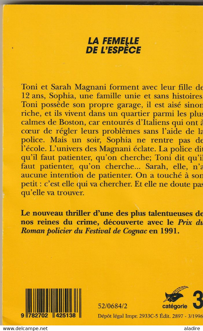 ANDREA H. JAPP - La Femelle De L'espèce - Editions Le Masque N° 2266 - 221 Pages - 1996 - Le Masque