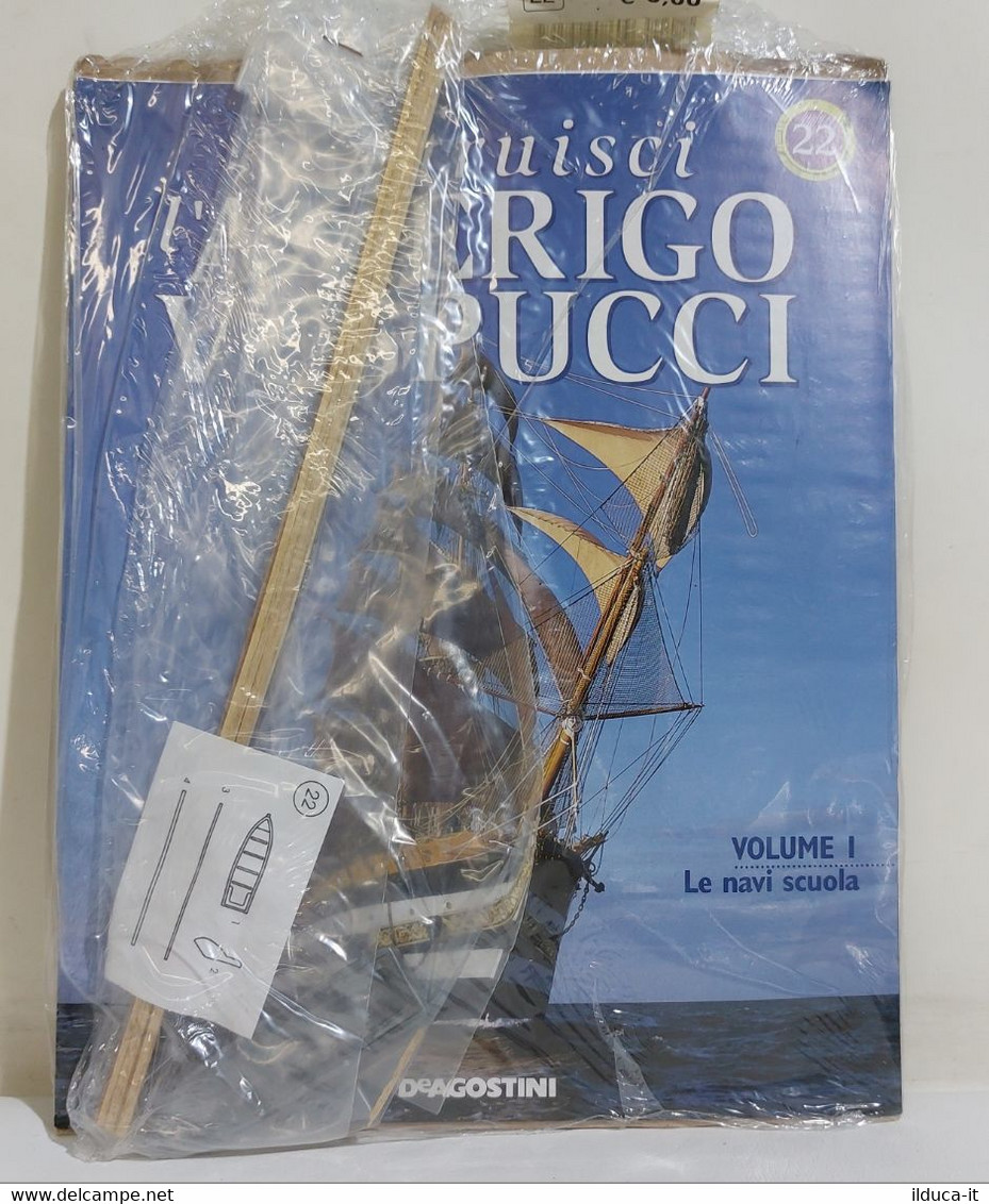 I109101 Kit De Agostini Nr 22 - Costruisci L'Amerigo Vespucci - Scala 1/110 - Boats