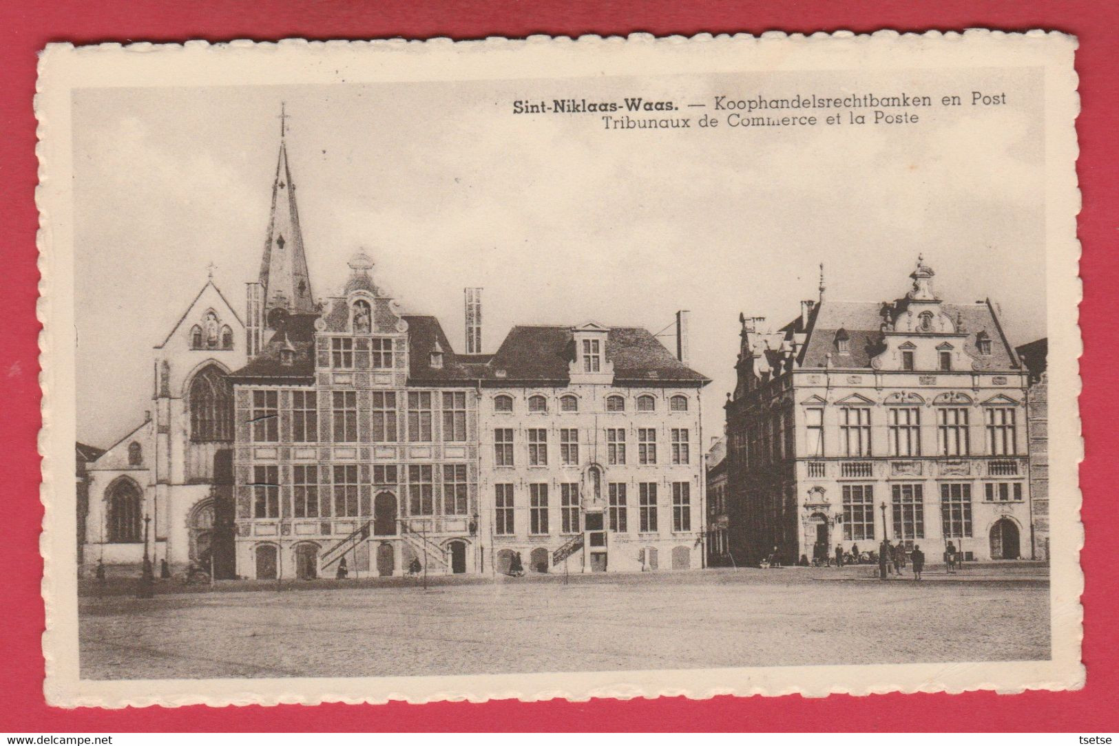 Sint-Niklaas-Waas - Koophandelsrechtbanken En Post -1948 ( Verso Zien ) - Sint-Niklaas