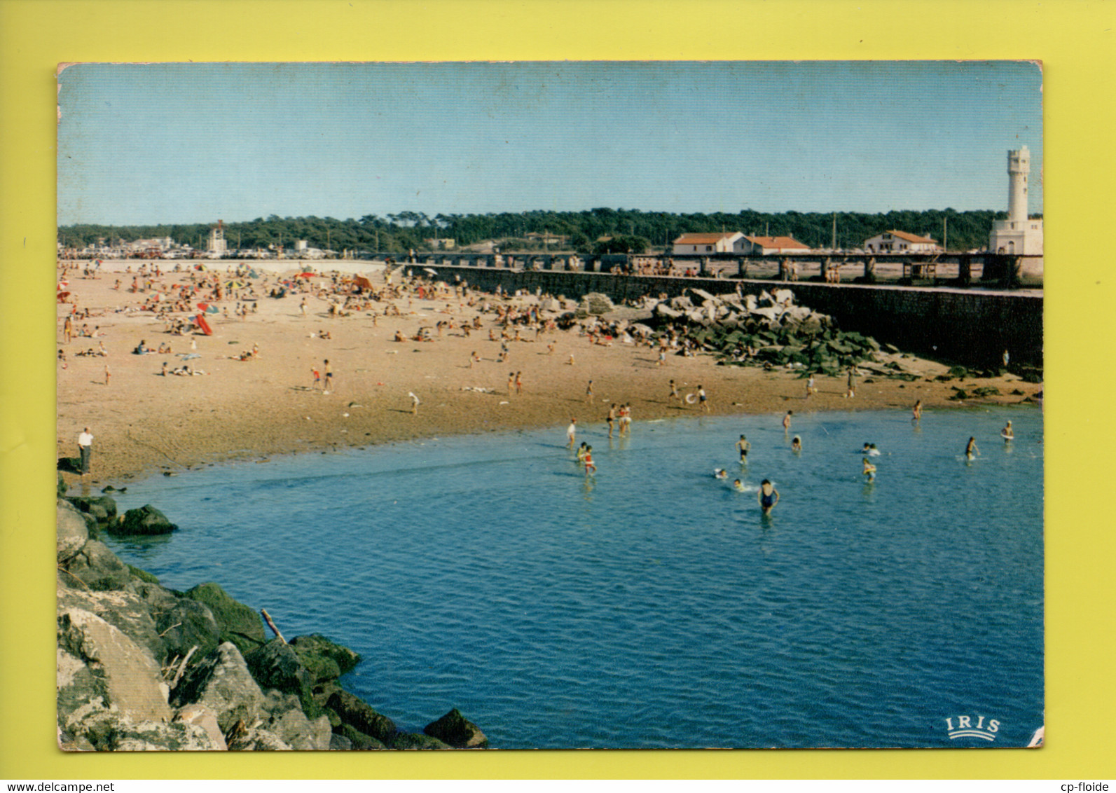 64 - BOUCAU . TARNOS . LA PLAGE DE L'EMBOUCHURE DE L'ADOUR ET LE SÉMAPHORE D'ANGLET - Réf. N°35387 - - Boucau