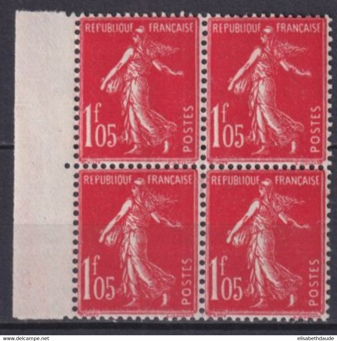 1924 - SEMEUSES - YVERT N° 195 ** MNH BLOCS De 4 ! - Neufs