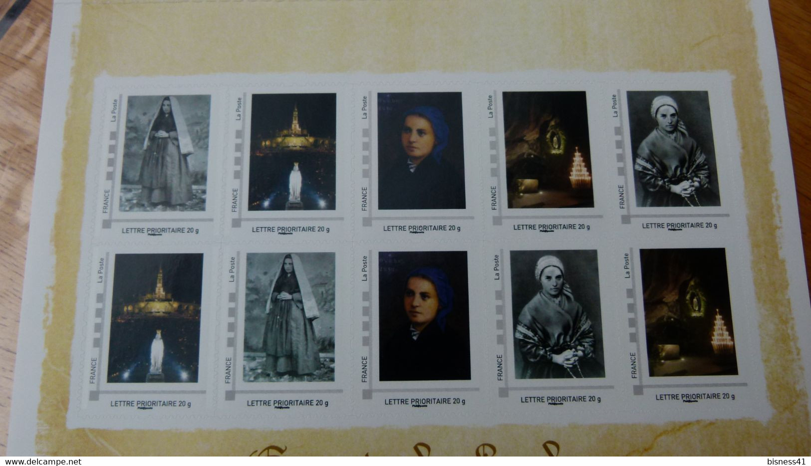 Collector Lourdes Vierge Marie Neuf XX MNH Sous Faciale Destockage - Collectors