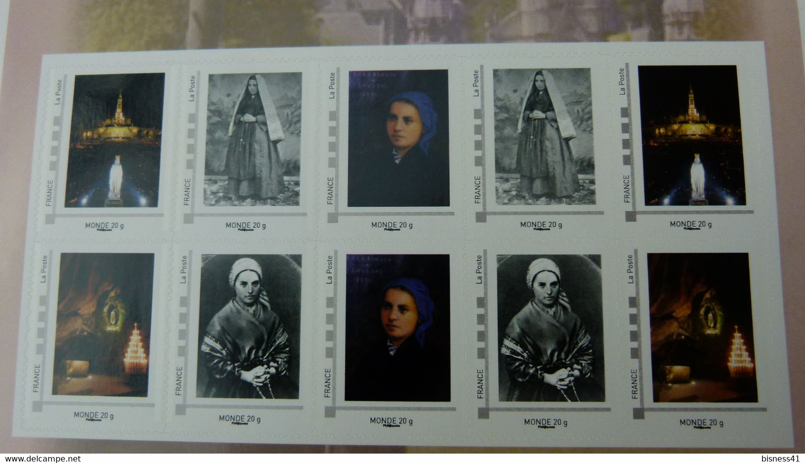 Collector Lourdes Vierge Marie Neuf XX MNH Sous Faciale Destockage - Collectors