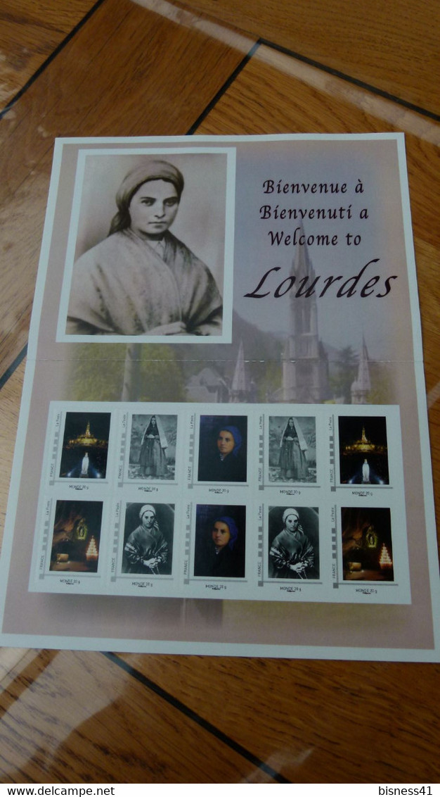 Collector Lourdes Vierge Marie Neuf XX MNH Sous Faciale Destockage - Collectors