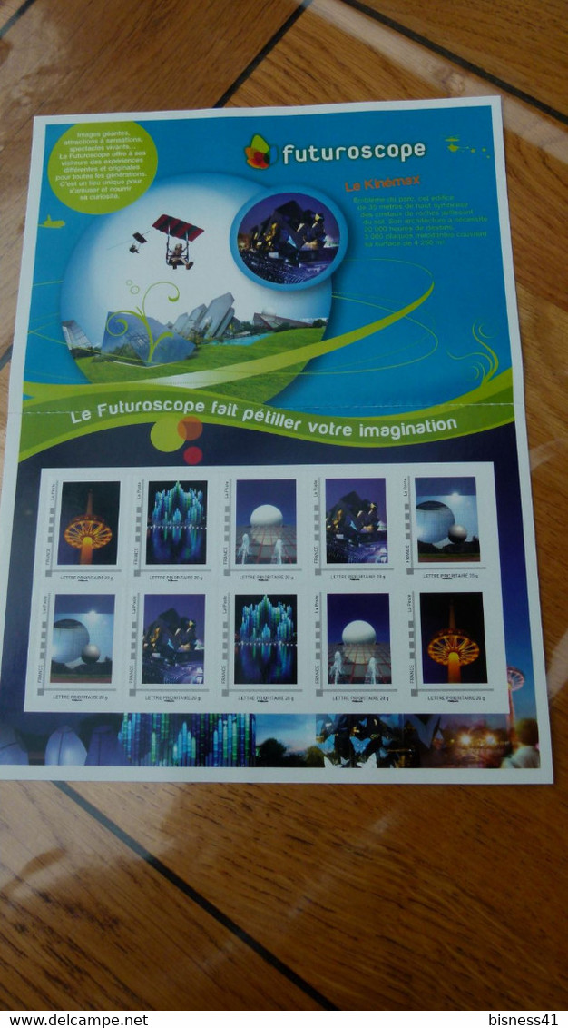 Collector Futuroscope Poitiers Neuf XX MNH Sous Faciale Destockage - Collectors