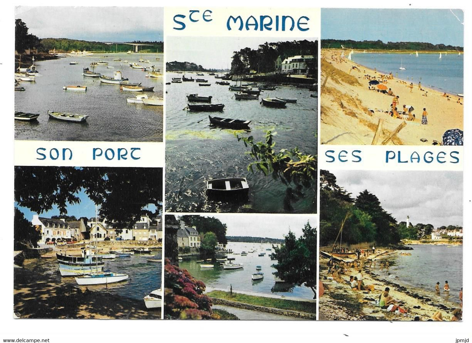 29 - SAINTE MARINE - Multi Vues : Son Port Et Ses Plages - Ed. JOS Le Doaré N° MX 1062 - 1982 - Combrit Ste-Marine