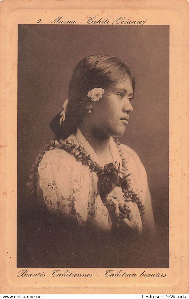 CPA TAHITI - MARAA - Beautés Tahitiennes - Tahitian Beauties -  Gauthier - Tahiti