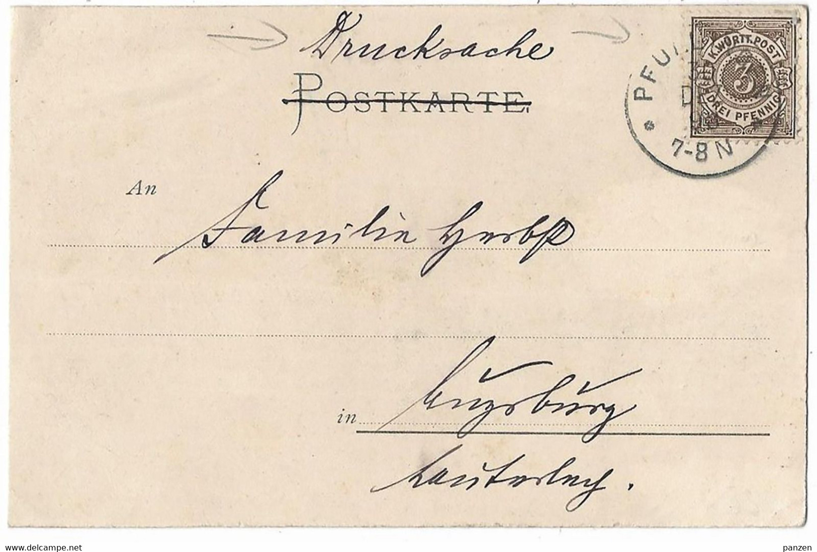 Germany Pfulingen 1898 Dr Erwin Koch Apotheke Pharmacy  Ge.22 - Pfullendorf