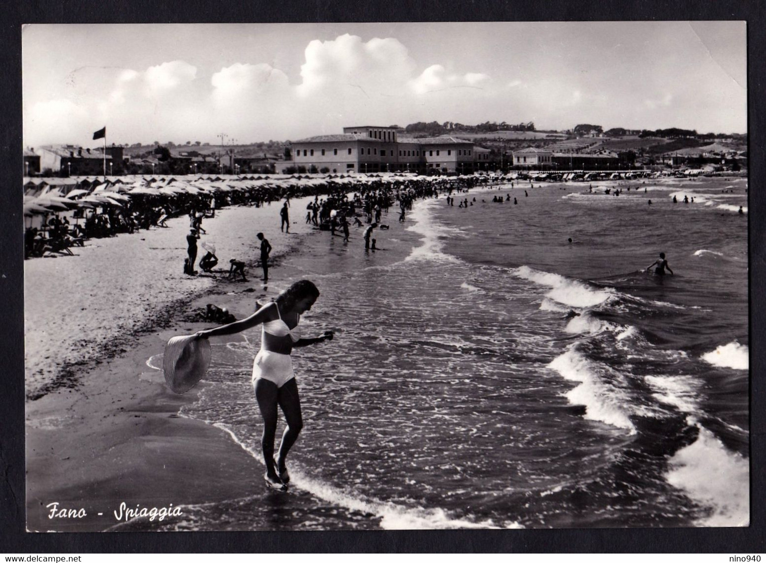 FANO (PU) - Spiaggia - F/G - V: 1957 - Fano