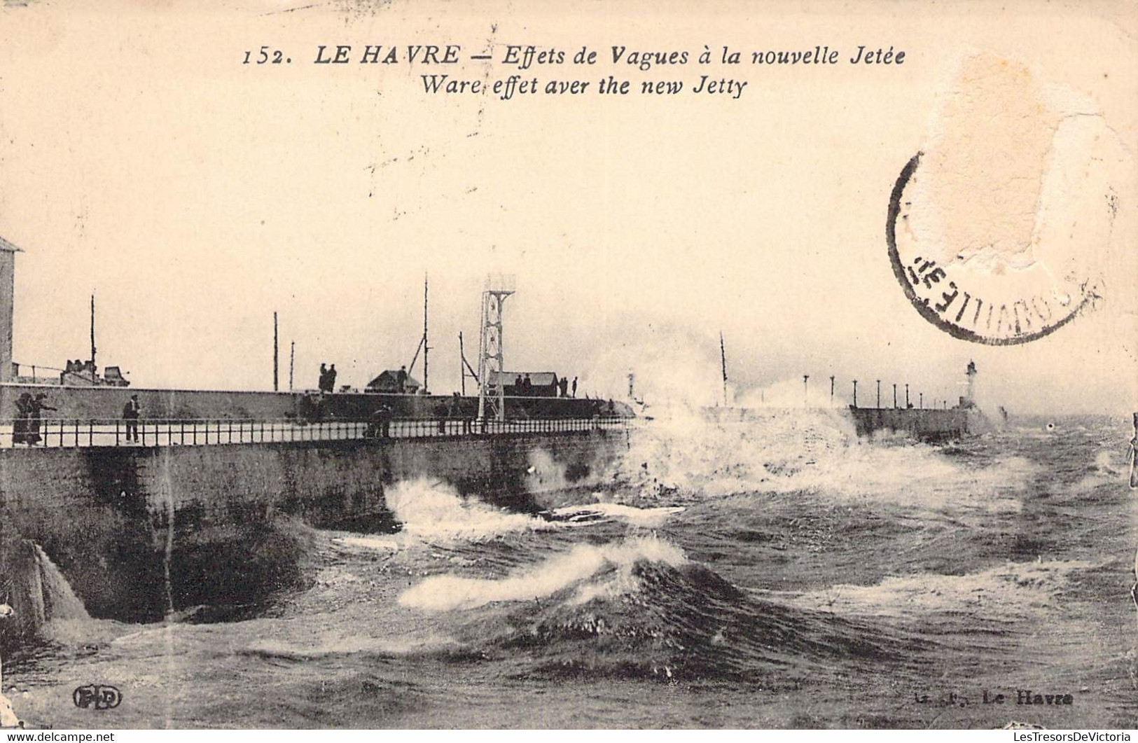 CPA France - Seine Maritime - Le Havre -  Effets De Vagues à La Nouvelle Jetée - E. L. D. Edition - Animée - Mer - Port