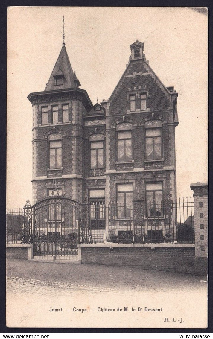 +++ CPA - JUMET - Coupe - Château De Mr Le Dr Dessent  // - Charleroi