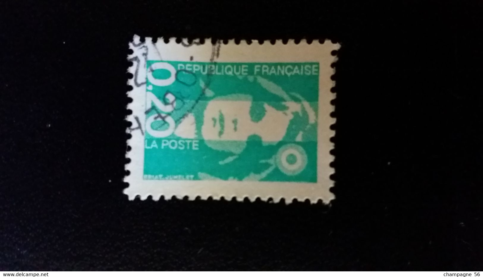 1990 N° 2618 OBLITERE BANDE PHOSPHORESCENTE A CHEVAL - Used Stamps