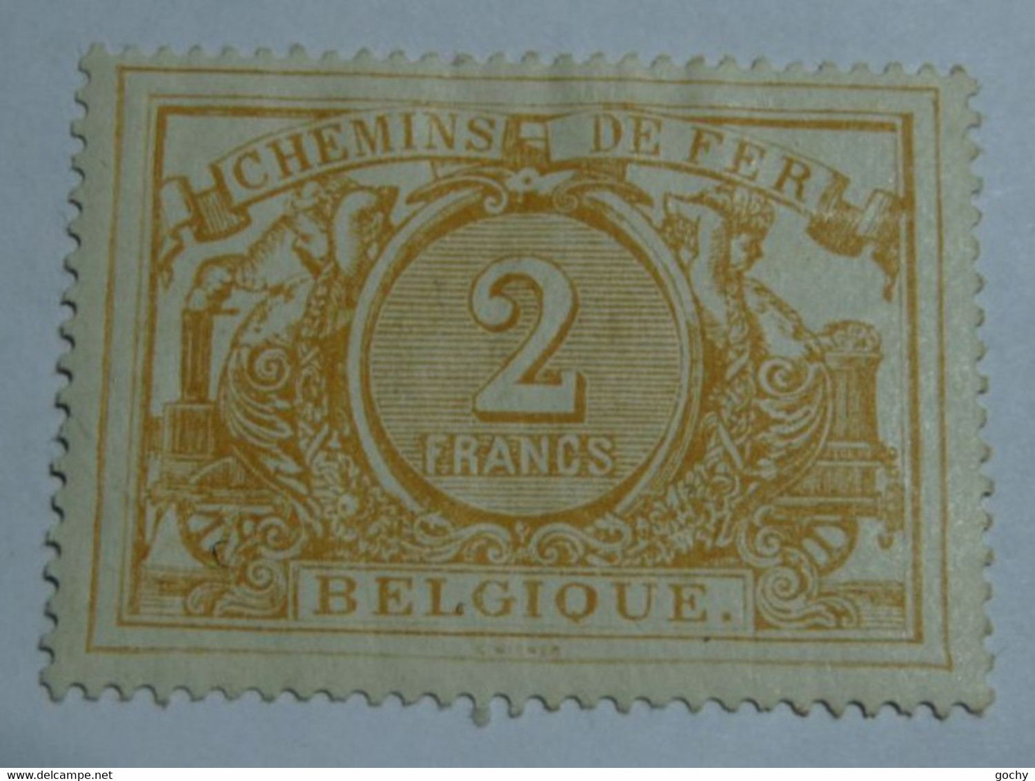 BELGIUM : CHEMIN DE FER :  1894 -    TR / CF 14  *    Vérifié  CAT.:  420,00€ - Mint