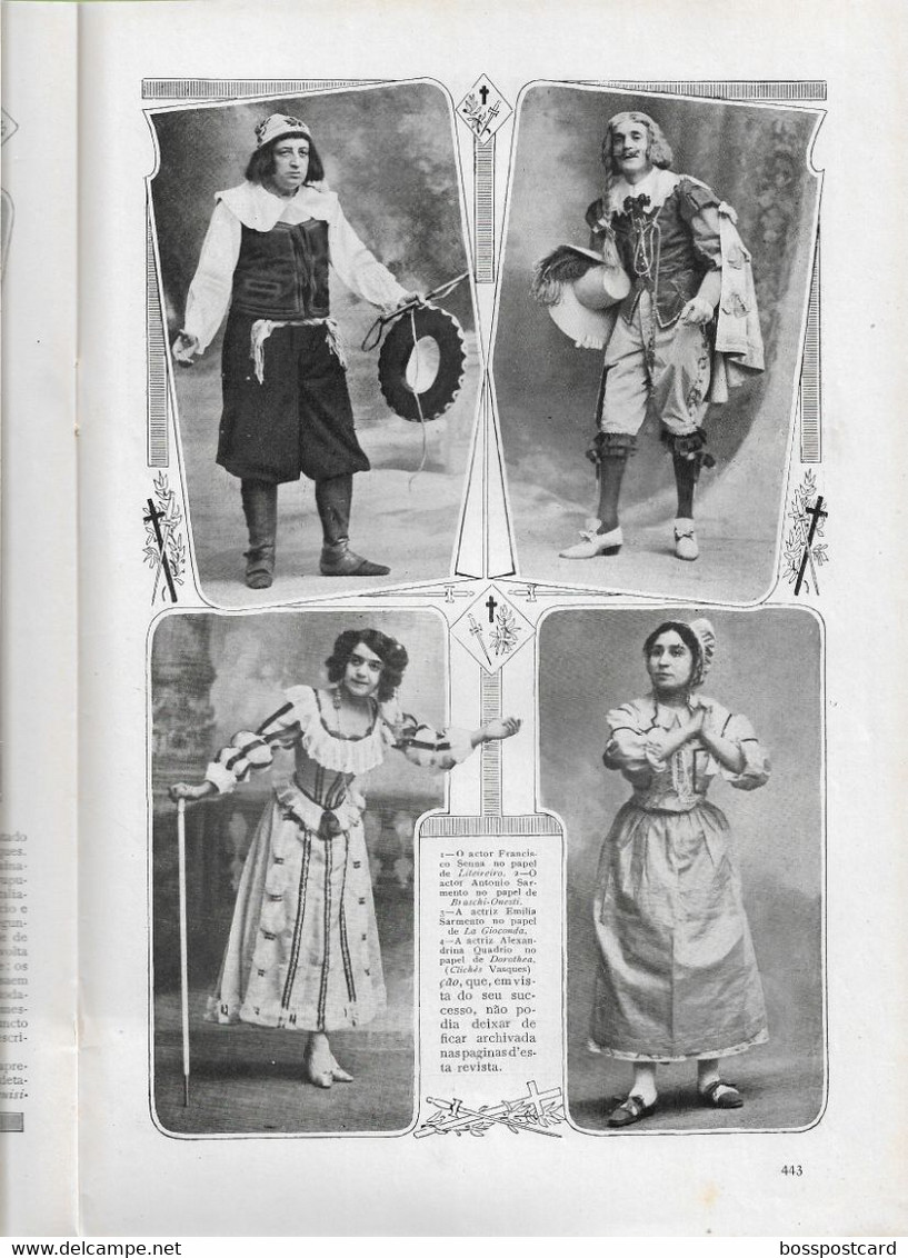 Lisboa - Porto - Teatro - República - Ilustração Portuguesa Nº 215, 1910 - General Issues