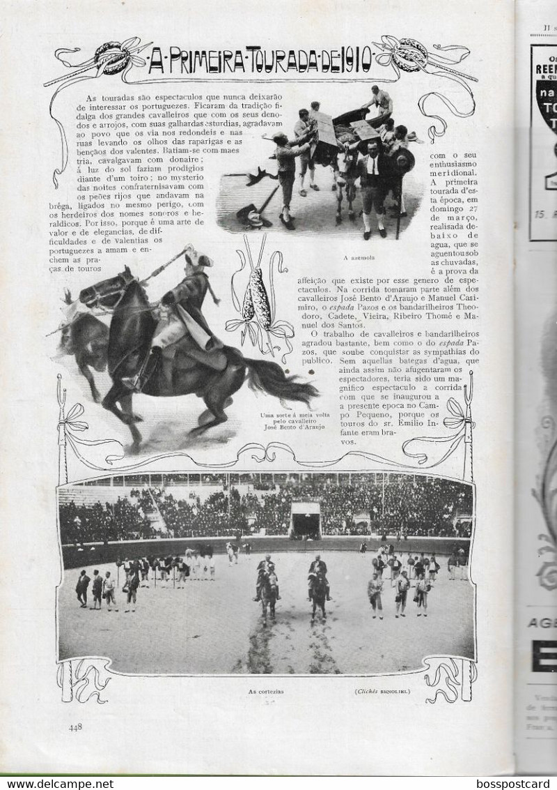 Lisboa - Porto - Teatro - República - Ilustração Portuguesa Nº 215, 1910 - General Issues