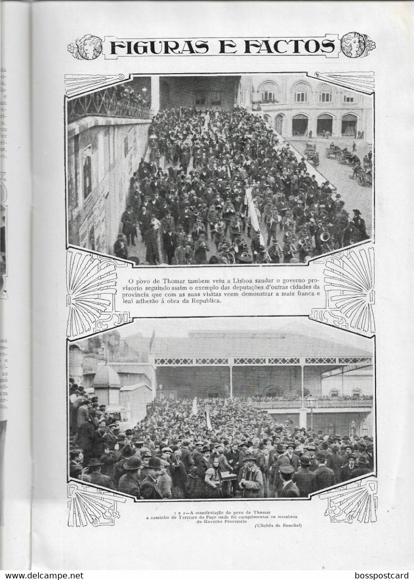 Lisboa - Porto - Tomar - República Portuguesa - Napoléon - Ilustração Portuguesa Nº 215, 1910 - Portugal - General Issues