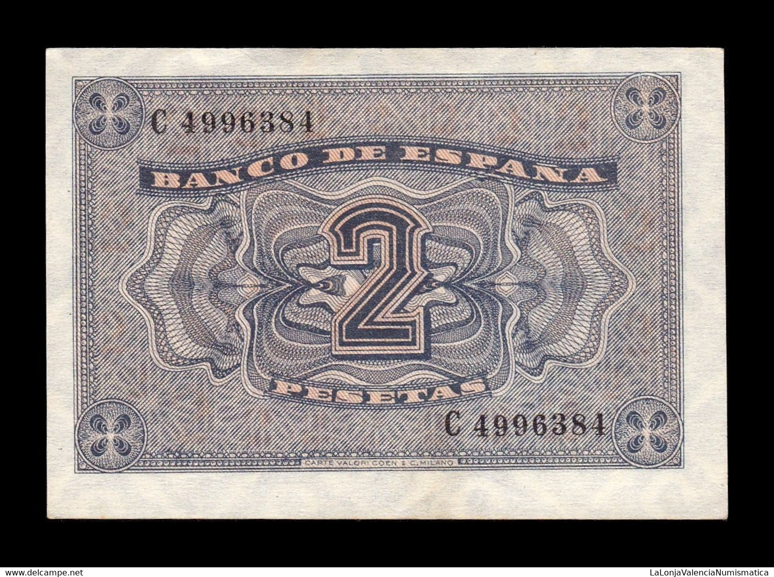 España Spain 2 Pesetas Cathedral Of Burgos 1938 Pick 109 Serie C  T. 384 EBC/+ XF/+ - 1-2 Pesetas