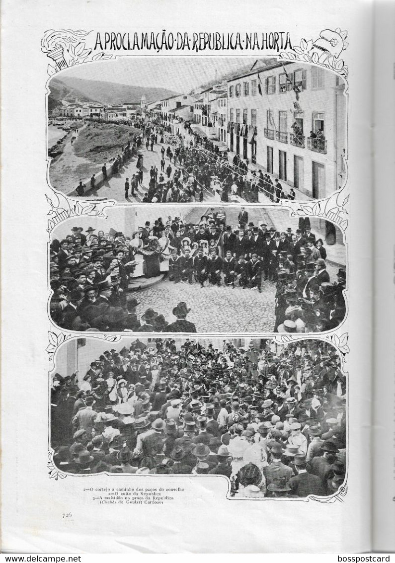 Horta - Açores - Lisboa - Ilustração Portuguesa Nº 250, 1910 - Portugal - Algemene Informatie