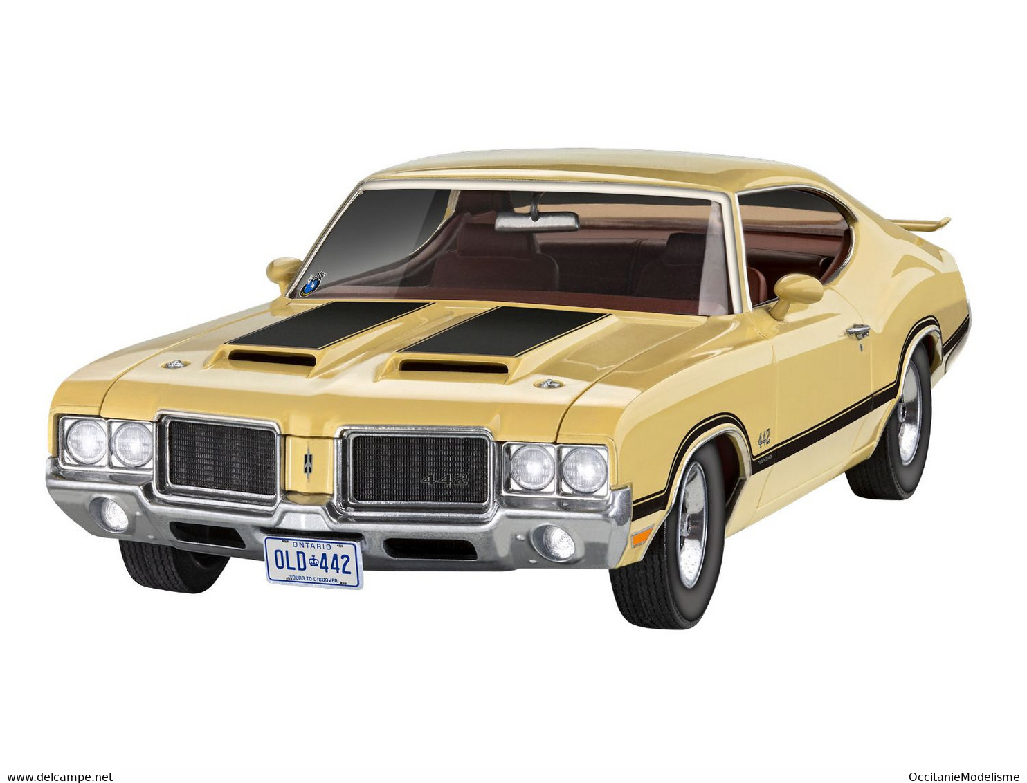 Revell - OLDSMOBILE 442 Coupé 1970 Maquette Kit Plastique Réf. 07695 Neuf NBO 1/25 - Autos