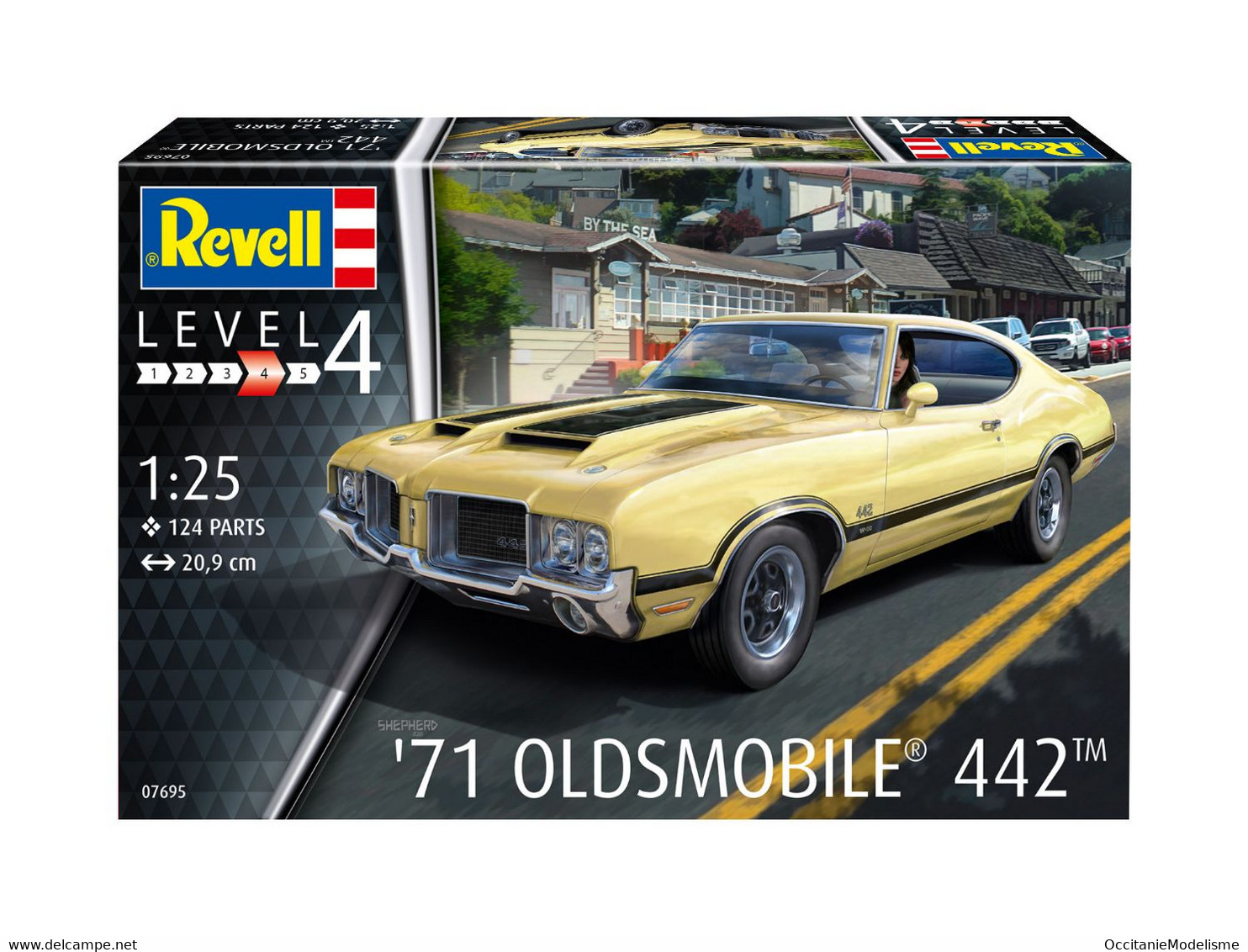 Revell - OLDSMOBILE 442 Coupé 1970 maquette kit plastique réf. 07695 Neuf NBO 1/25