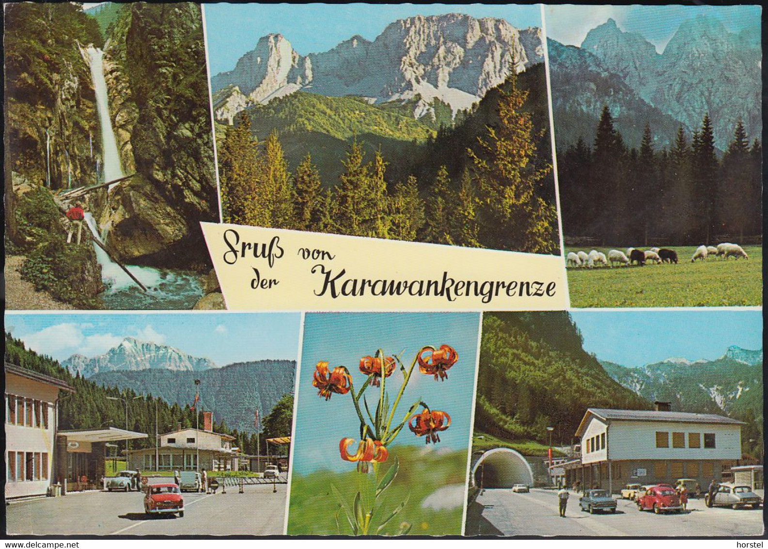 Austria - 9170 Ferlach - Karawankengrenze - Borderline - Cars - Citroën DS - Volvo - VW Käfer - Ferlach
