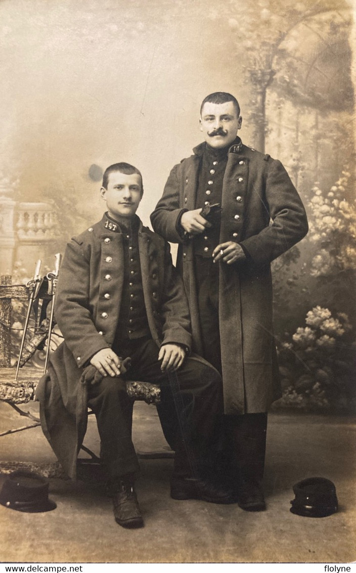 Sedan - Carte Photo - Militaires Soldats Du 147ème Régiment D’infanterie - Militaria - Sedan