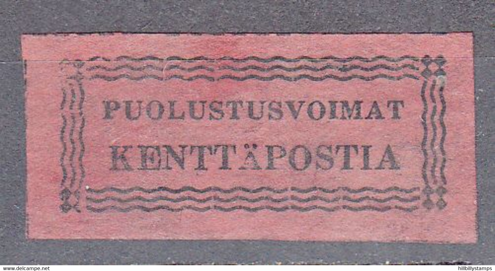 FINLAND   SCOTT NO M1  UNUSED NO GUM  YEAR 1941 - Militair