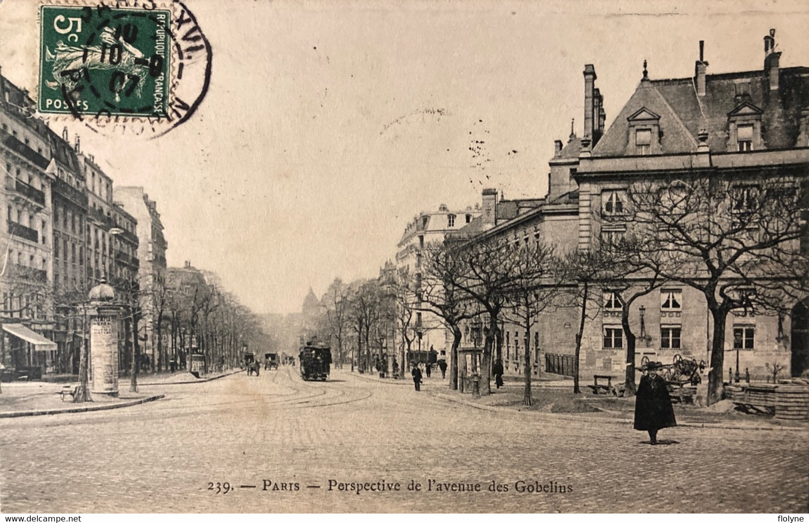 Paris - 7ème - Perspective De L’avenue Des Gobelins - Arrondissement: 13