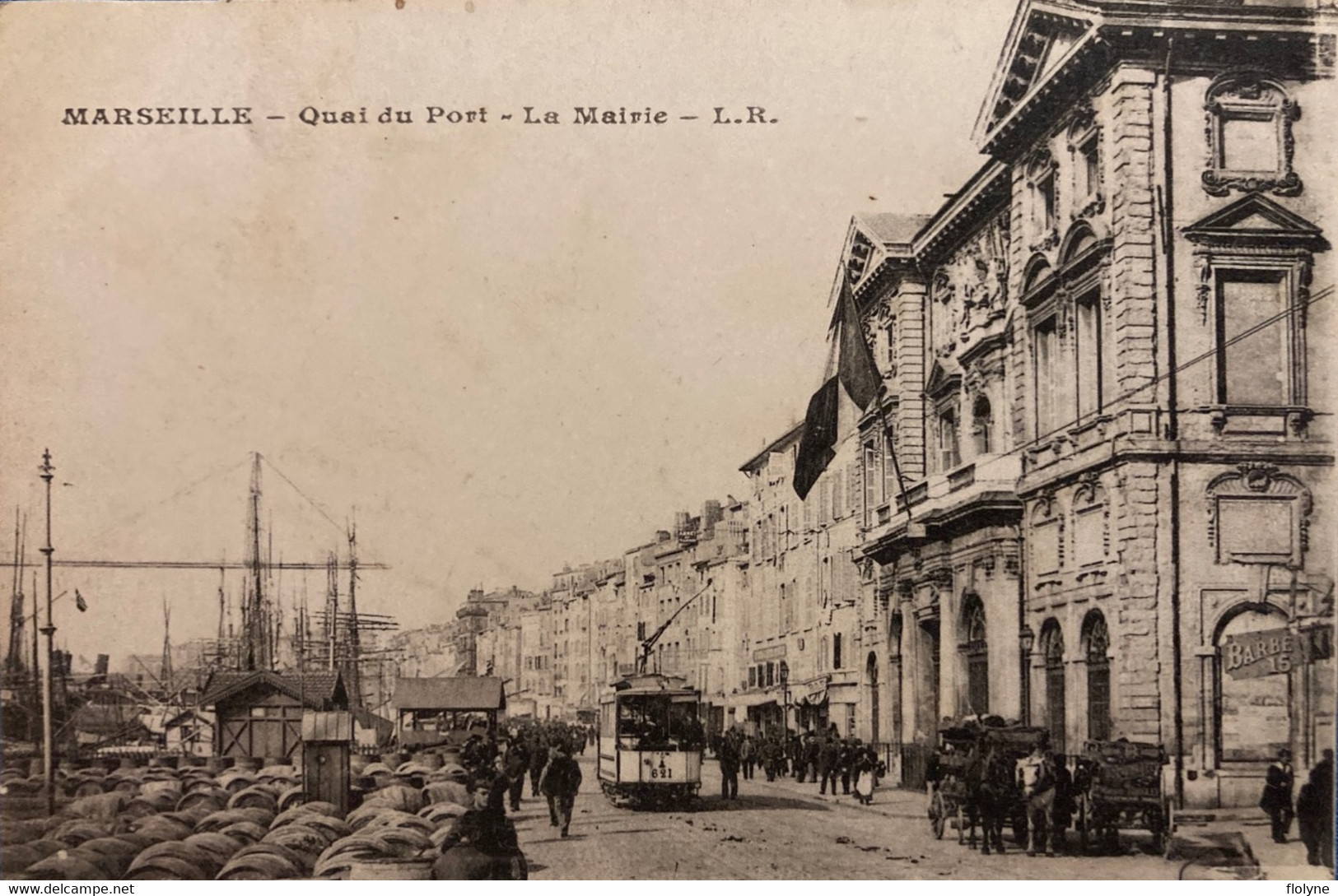 Marseille - Quai Du Port - La Mairie - Tram Tramway - Vieux Port, Saint Victor, Le Panier