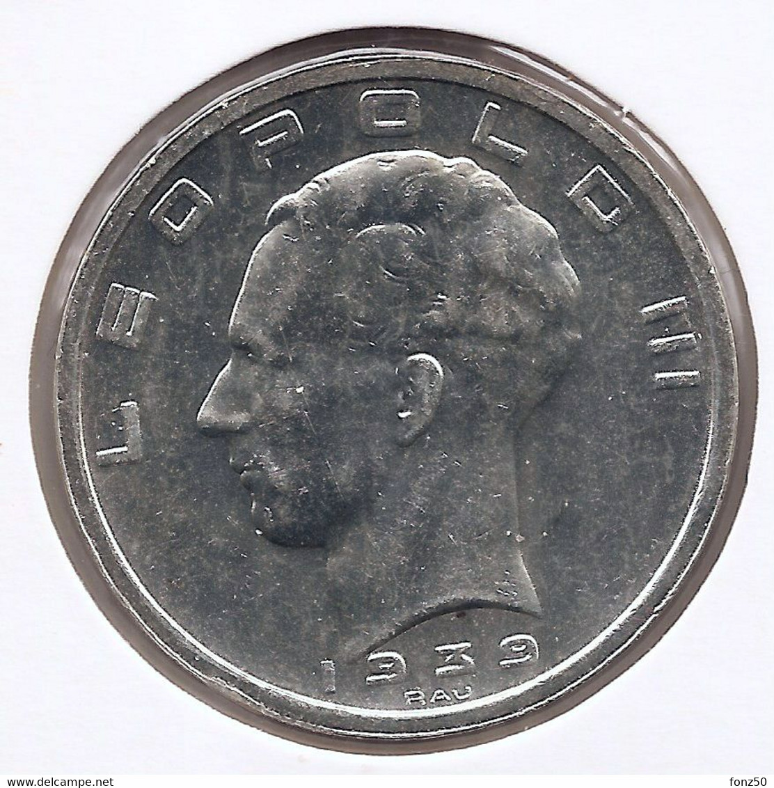 LEOPOLD III * 50 Frank 1939 Vlaams/frans  Pos.B * Nr 6239 - 50 Francs