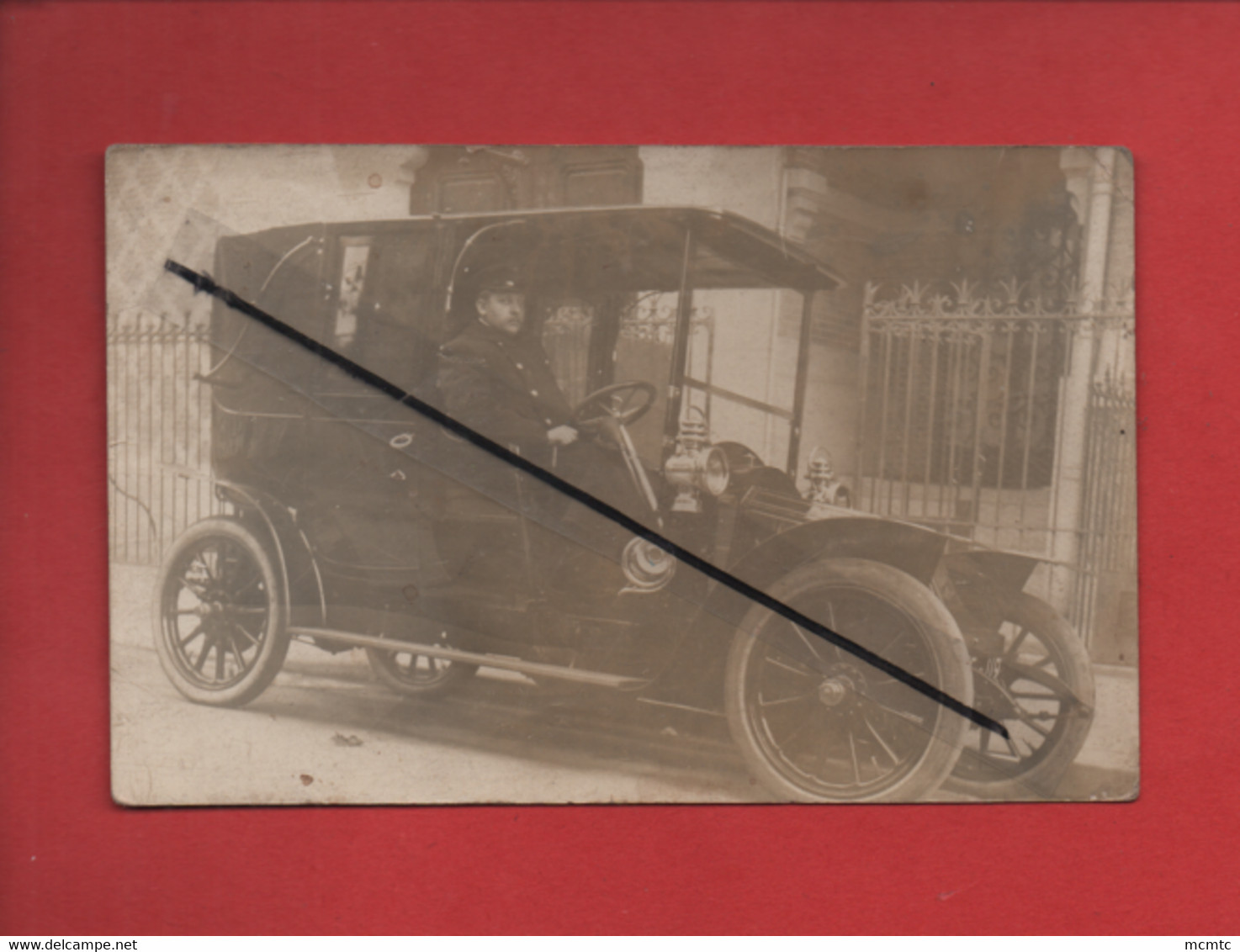 Carte Photo - Auto , Voiture , Ancienne - Taxi  - - Taxi & Carrozzelle