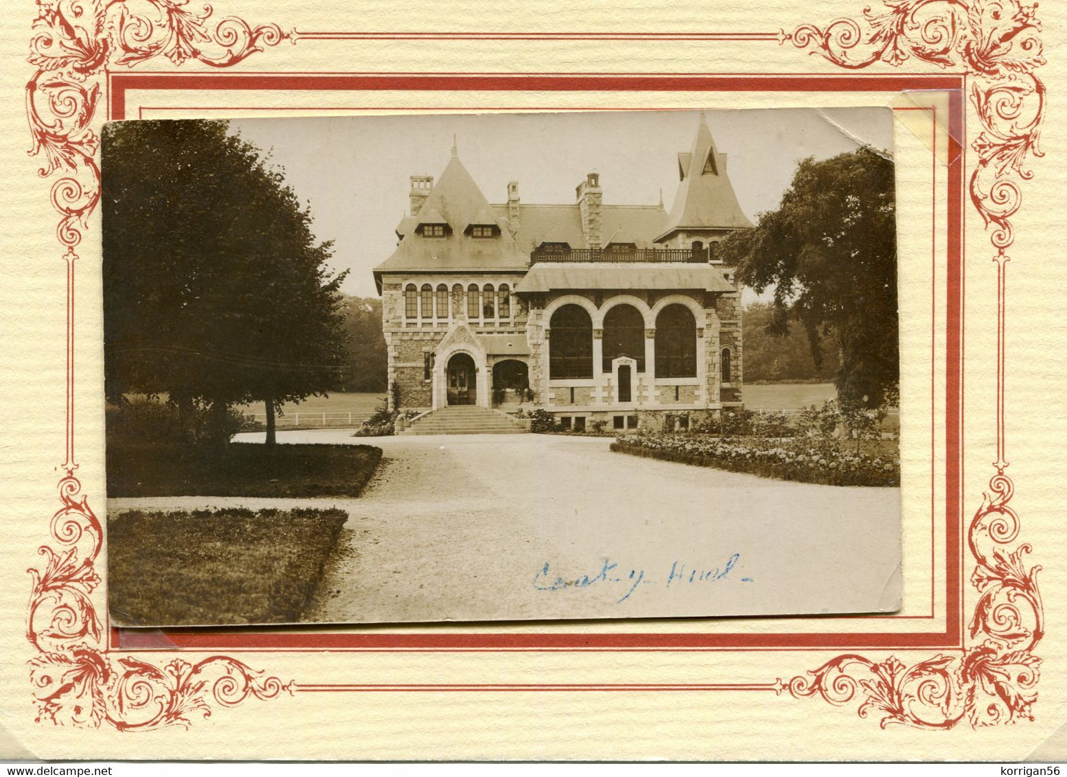 SARZEAU ** MANOIR VILLA DE COAT Y HUEL ** CARTE PHOTO ** RARE ** - Sarzeau