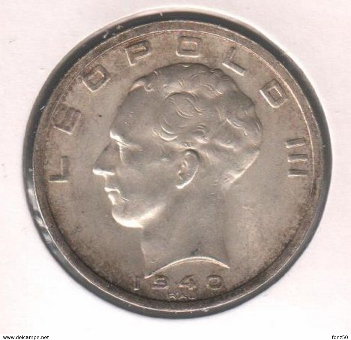 LEOPOLD III * 50 Frank 1940 Frans/vlaams  Pos.A * Nr 10514 - 50 Francs