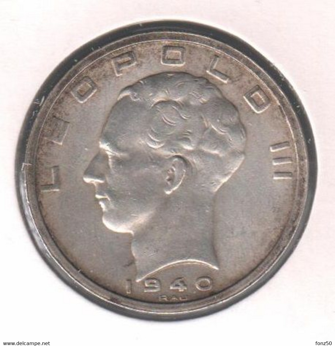 LEOPOLD III * 50 Frank 1940 Frans/vlaams  Pos.B * * Nr 10523 - 50 Francs