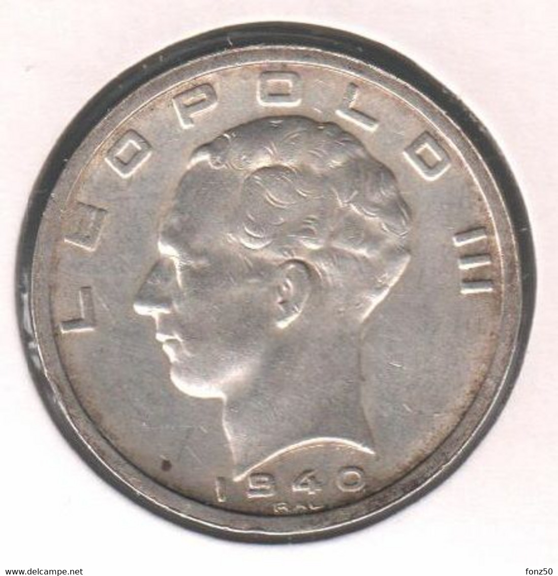 LEOPOLD III * 50 Frank 1940 Frans/vlaams  Pos.B * * Nr 10524 - 50 Francs