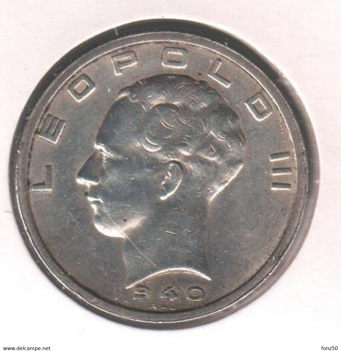 LEOPOLD III * 50 Frank 1940 Frans/vlaams  Pos.B * * Nr 10525 - 50 Francs