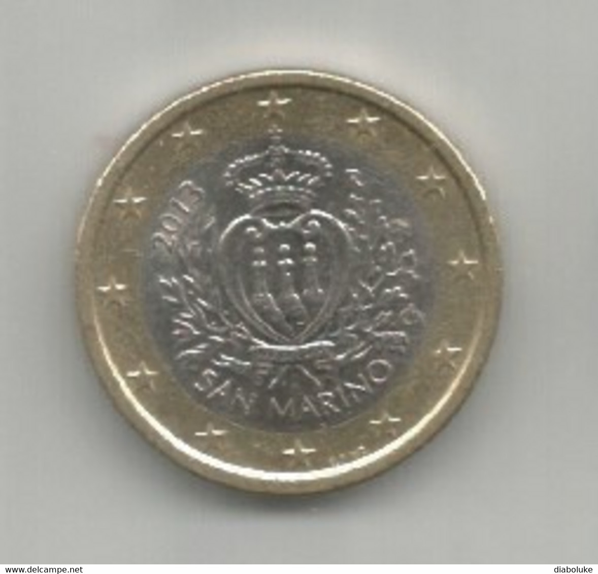 (CIRCULATED EUROCOINS) 2013, 1€ - Conditions As Shown In Picture - San Marino
