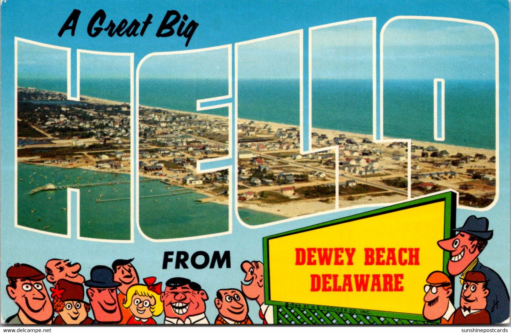 Delaware Dewey Beach A Great Big Hello - Andere & Zonder Classificatie