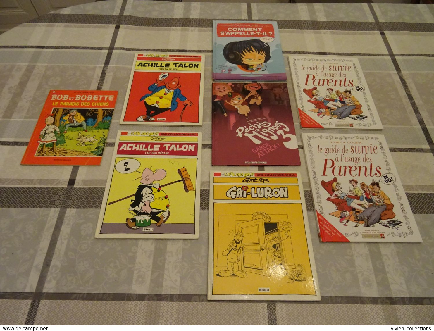 Bd Lot De 8 Dont Achile Talon, Gai Luron Et "Bob Et Bobette" - Wholesale, Bulk Lots