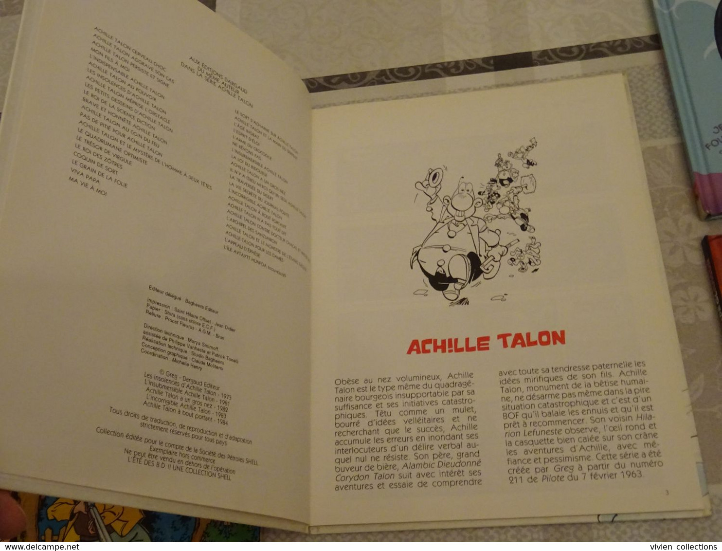 Bd Lot de 8 dont Achile Talon, Gai Luron et "Bob et Bobette"