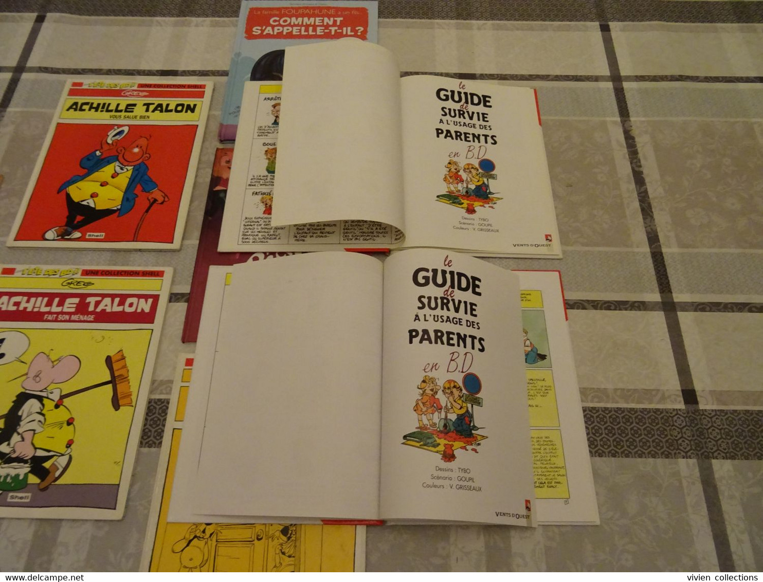 Bd Lot de 8 dont Achile Talon, Gai Luron et "Bob et Bobette"