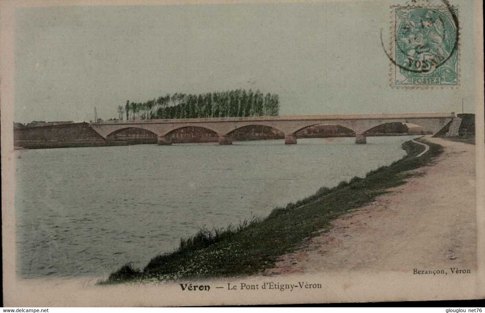 89-VERON...LE PONT D'ETIGNY-VERON...CPA - Veron