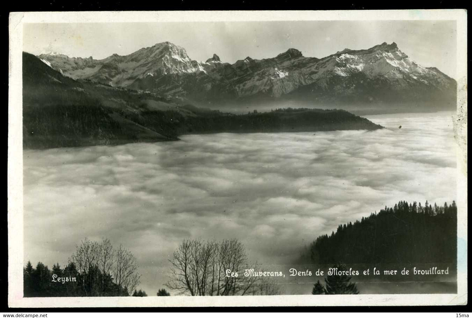 Les Muverans Dents De Morcles Et La Mer De Brouillard - Morcles